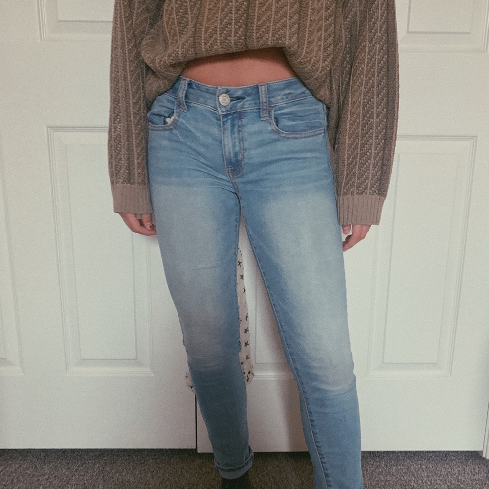 Cute skinny/supper stretch AE jeggings ❁